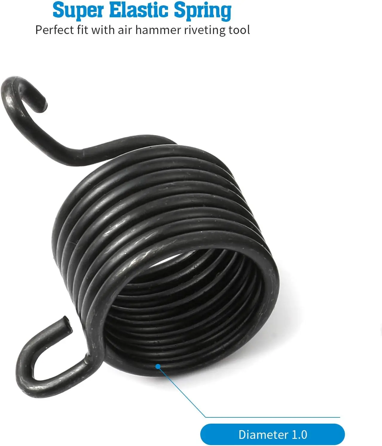 7 Pcs Great Heavy Duty Smoothing Pneumatic Air Rivet Hammer Tools Kit