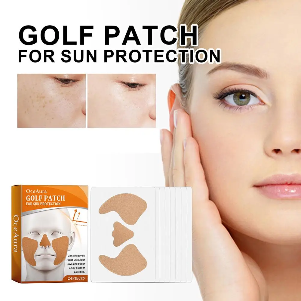 Uv Stickers Golf Face Patches For Screen Outdoor Cut Eye Patch For Skin Soothing Reduce Freckles Moisturizing Protec O1f8