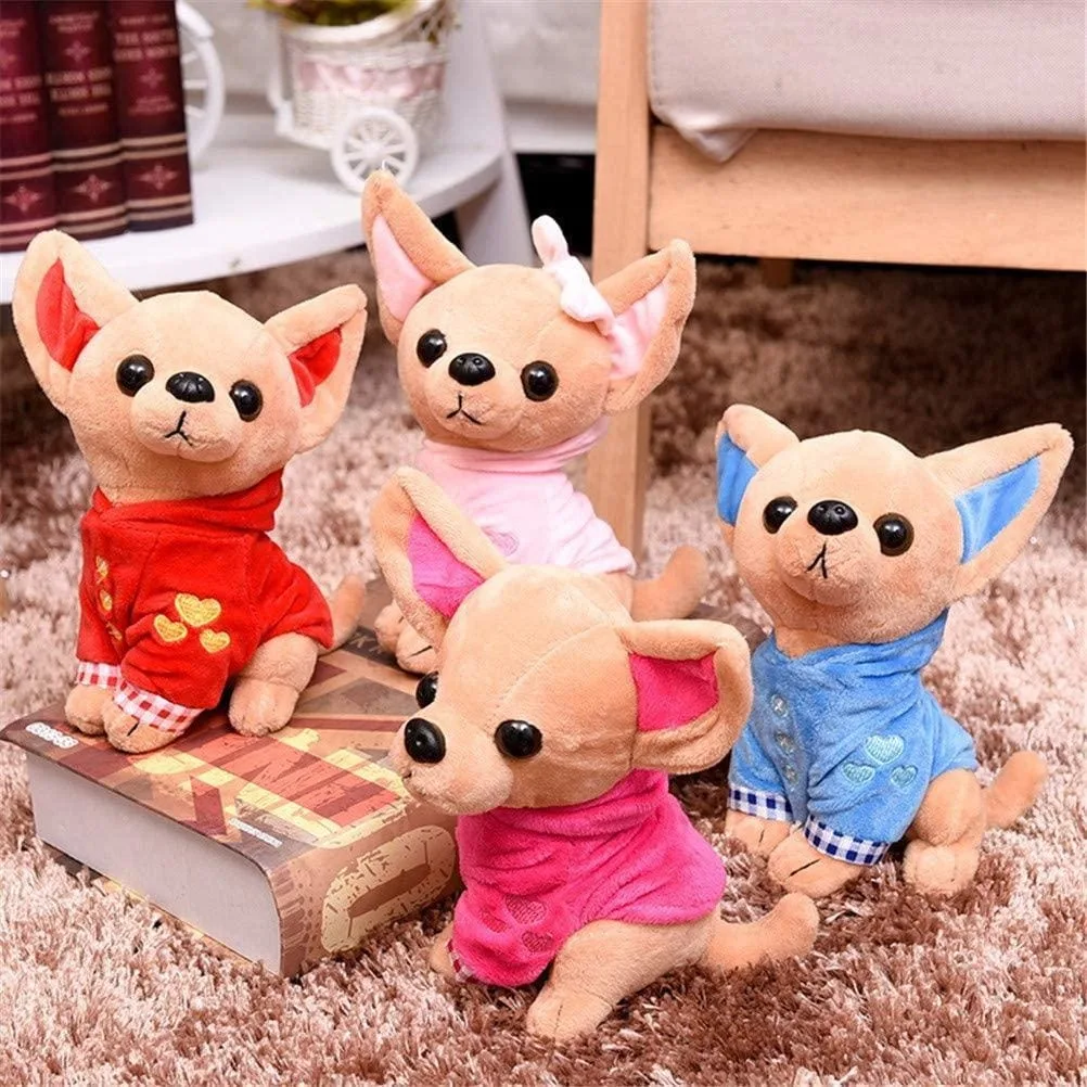 

Stuffed Dog Puppy Toy Dog Plush Toy Soft Doll Stuffed Animal Pillow Birthday Gift Present Cute Dog Ornaments Decoration Handicra