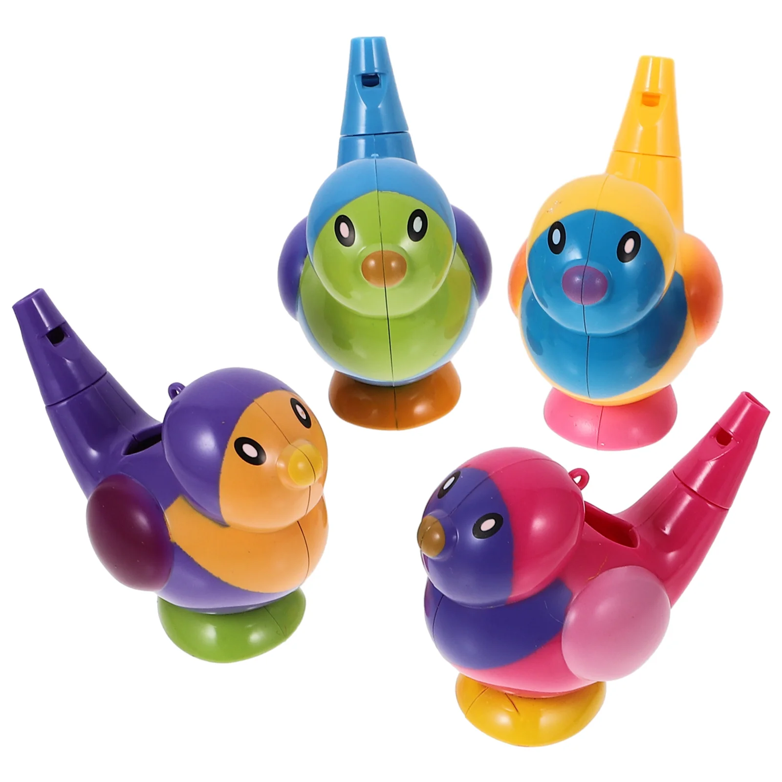 4 Pcs Bird Toys Plastic ABS Children Bathtub Plaything Kids Baby Bath Toy Cartoon Shape Toddler Fun Educational Gifts\ : 4