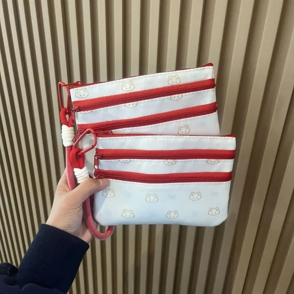 Fashion dengan Pegangan Tas Penyimpanan Ritsleting Tas Kosmetik Kapasitas Besar Tas Perlengkapan Mandi Multifungsi