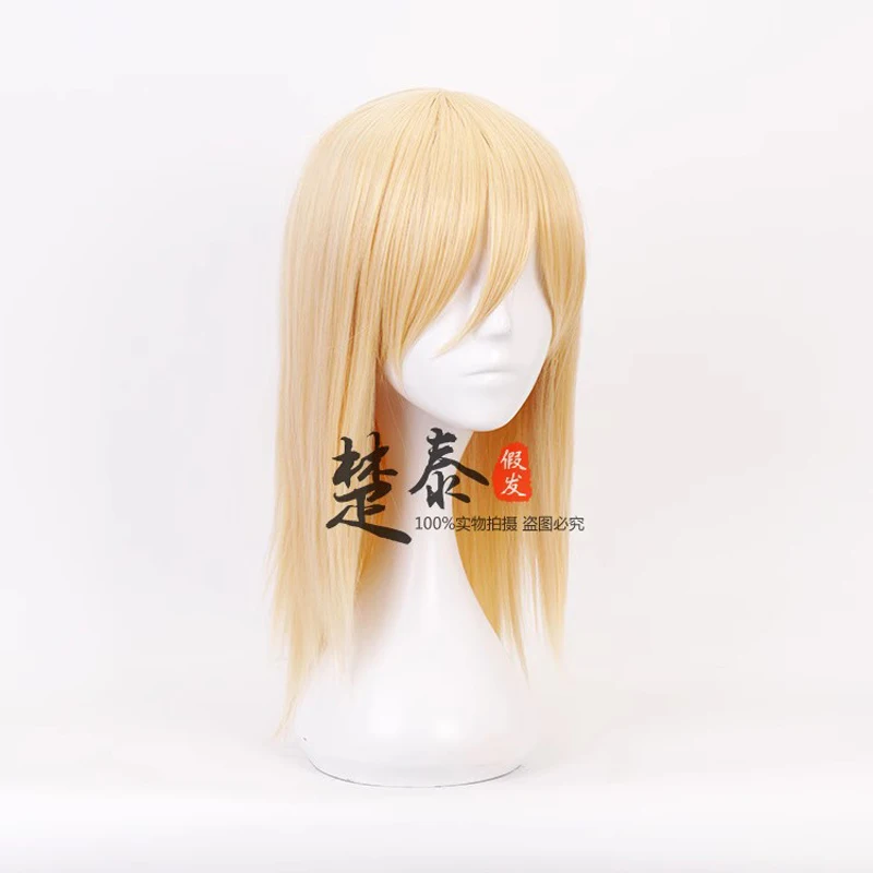 Krista Lenz Christa Cosplay Perücke Kurze Blonde Kyojin Renz Hitzebeständige Kunsthaarperücken + Perückenkappe