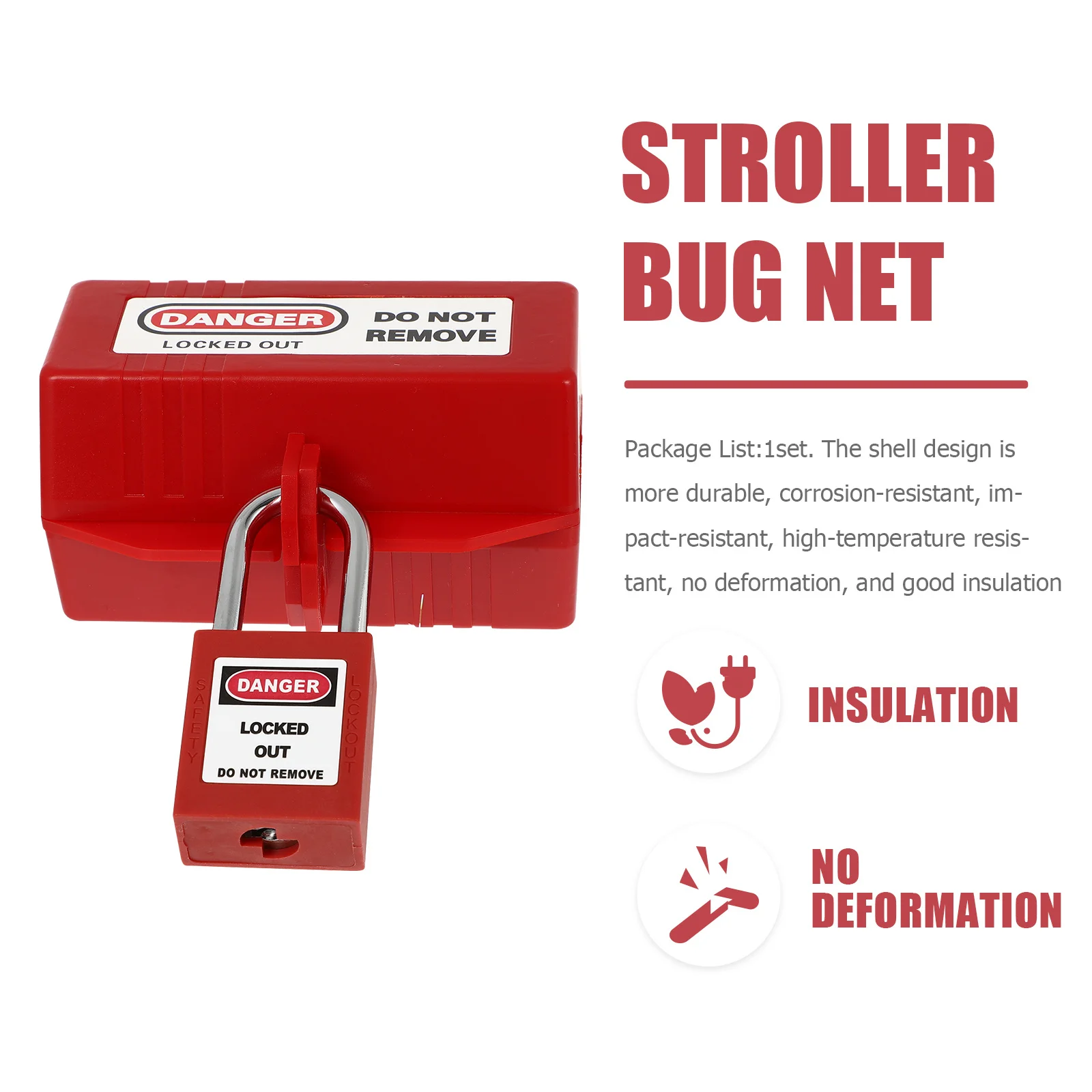 

1Set Box High-Quality ABS Appliance Plug Lockout Industrial Electrical Safety Childproof Appliance Plug Lockout