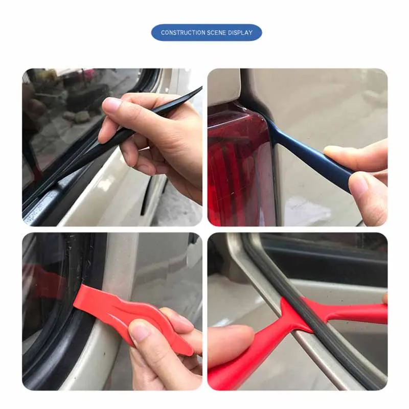 Car Stickers Micro Squeegee Scraper Hardness Wrap Vinyl Tools Car Micro Gasket Squeegee Car Film Wrapping Scraper Accessories