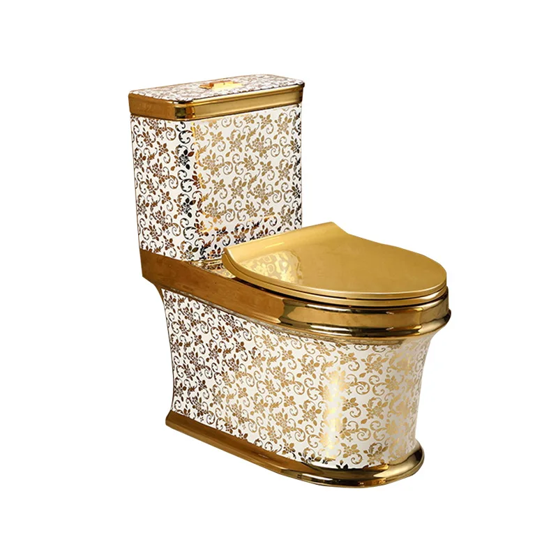 Local tyrant exported to Vietnam, Thailand,  electroplated gold toilet hotel gold toilet