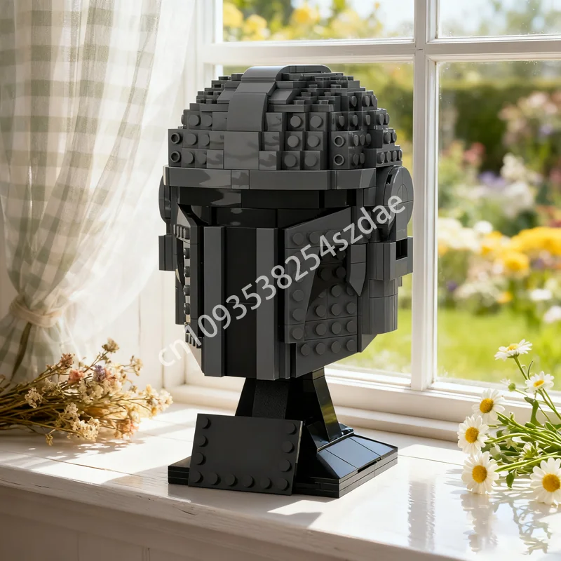 

608 шт. MOC мандалорский шлем статуя звезда боевая модель строительные блоки игрушки DIY творческая идея Рождественский подарок образование дети