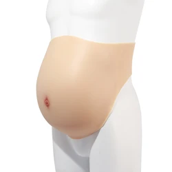 Silicone Fake Pregnant Belly Soft Realistic False Pregnancy Tummy S M L Size for Actor Performance Film Props Maternity Cosplay