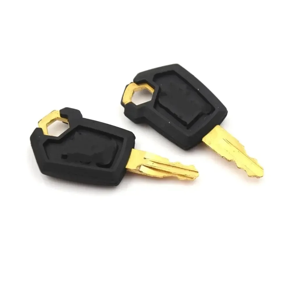 2PCS ignition start and door lock Key For Caterpillar  Heavy Equipment ignition Loader Excavator Dozer 5P8500 key with logo