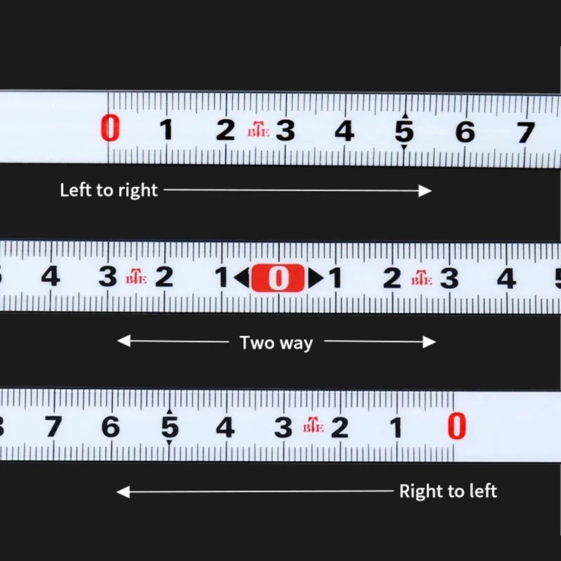 ذاتية اللصق شريط القياس الصلب الشريط حاكم متري مقياس 1 متر/2 متر طول ل T-track راوتر الجدول المنشار أدوات قياس المنزلية