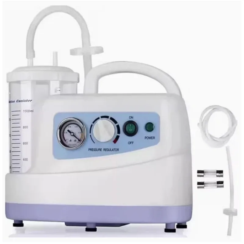 1000ml Portable Quiet Suction Unit Vacuum Phlegm Medical Emergency Aspirator Machine Veterinary  Machine
