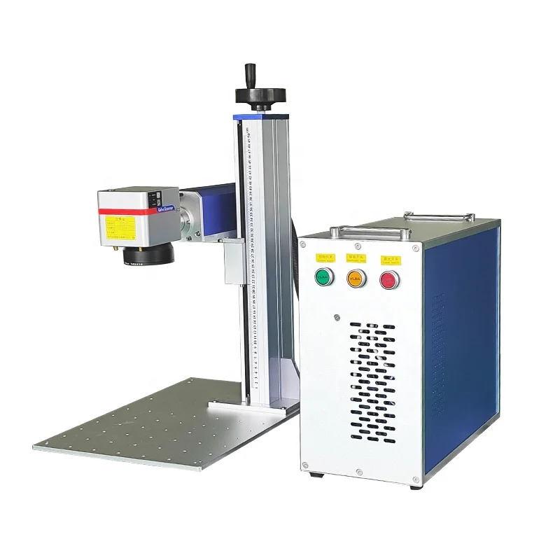 Split Portable Fiber Laser Engraving Machine Low Maintenance Metal Laser Marking Machine For Metal Toy Accessories view 3
