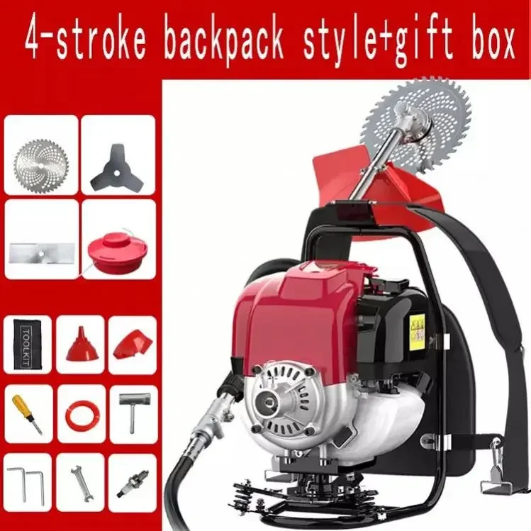 Gasoline Engine Drive Tiller Cultivator Rotary Lawn Mower  Backpack Brush Cutter  Mowers