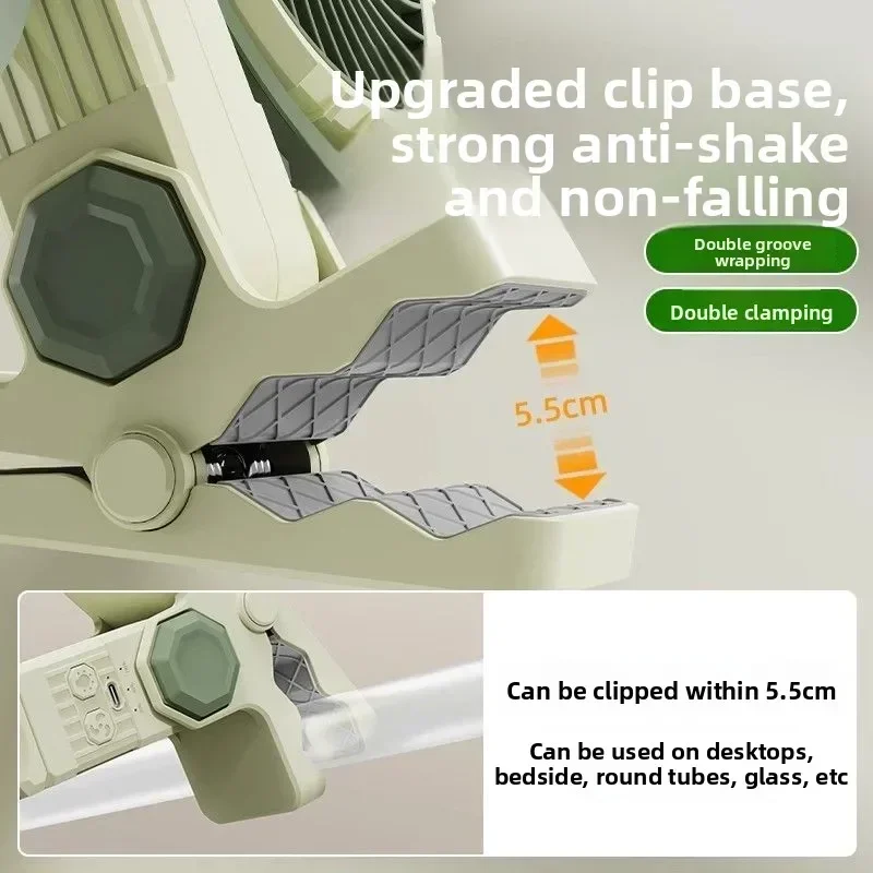 

Надежный перезаряжаемый автомобильный электрический вентилятор с усиленной головкой, 24В, для кабины большегрузного автомобиля, мощное охлаждение, 12В, для экскаваторов и погрузчиков