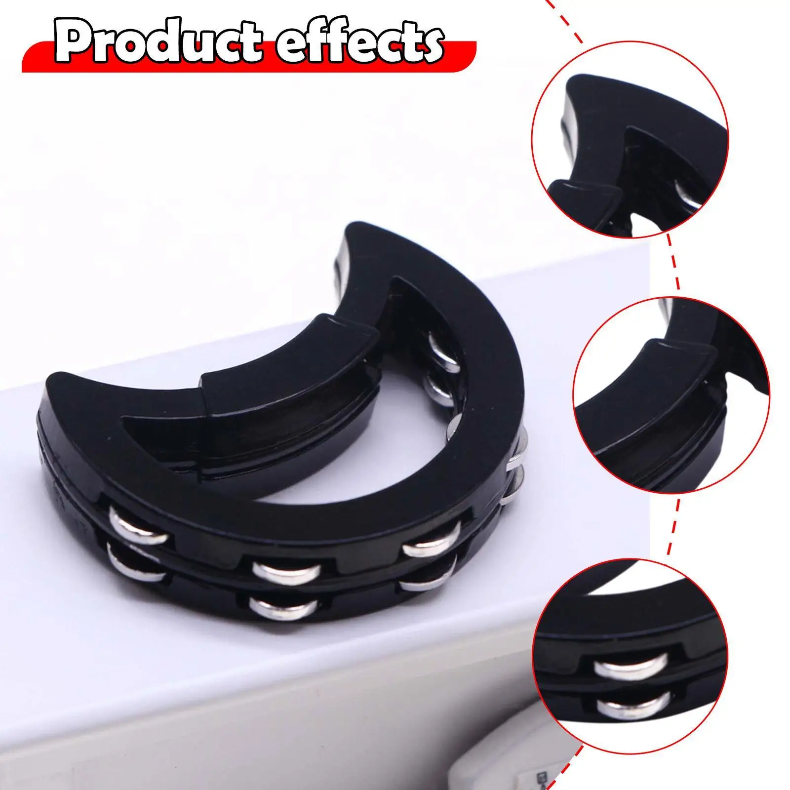 Dollhouse Handheld Double Row Tambourine Interactive Toy Inspires Musical Interest Decoration Party Supplies Musical Instrument