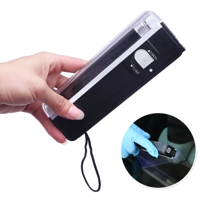 Handheld UV Curing Lamp Car Glass Repair Resin Curing Lights for Cash Detector