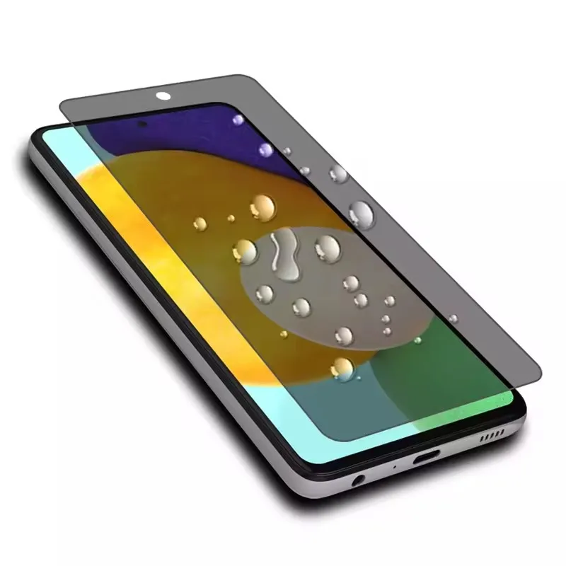 1-5Pcs Privacy Tempered Glass Screen Protector Anti-Spy Full Cover for Xiaomi Redmi 9A 9C NFC 9I 9AT POCO C3 C51 A1 A2 plus
