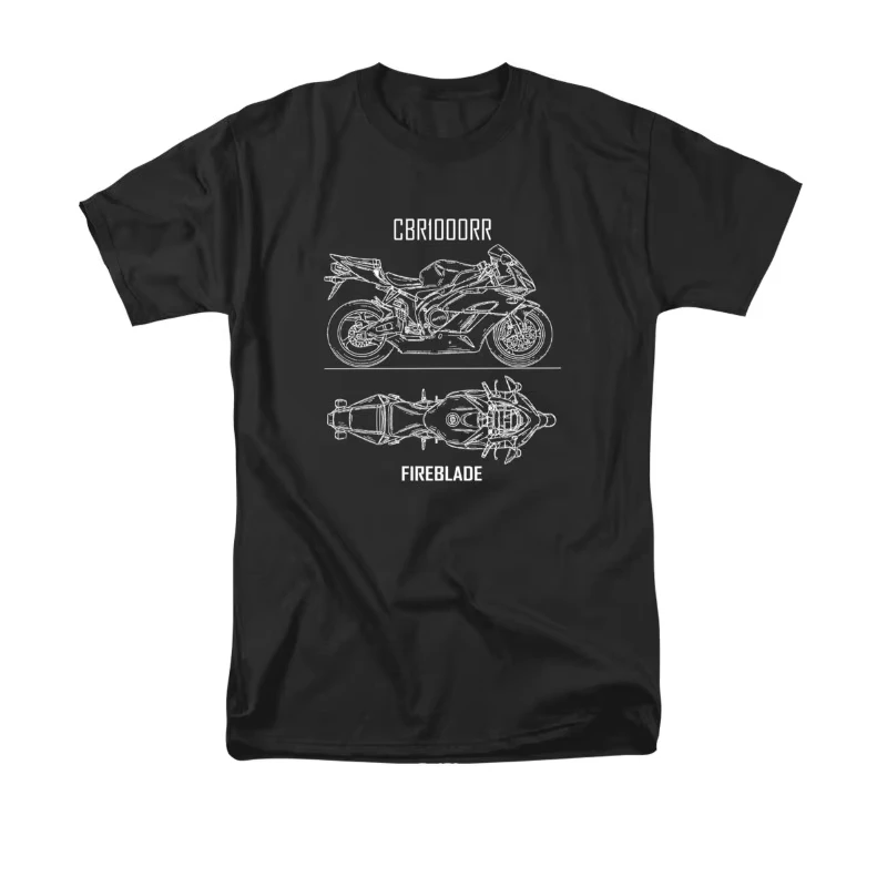 

Honda 2026, новая популярная мужская и женская футболка, летняя футболка CBR1000RR Fireblade, гоночный мотоцикл для езды по бездорожью, топ в стиле ретро