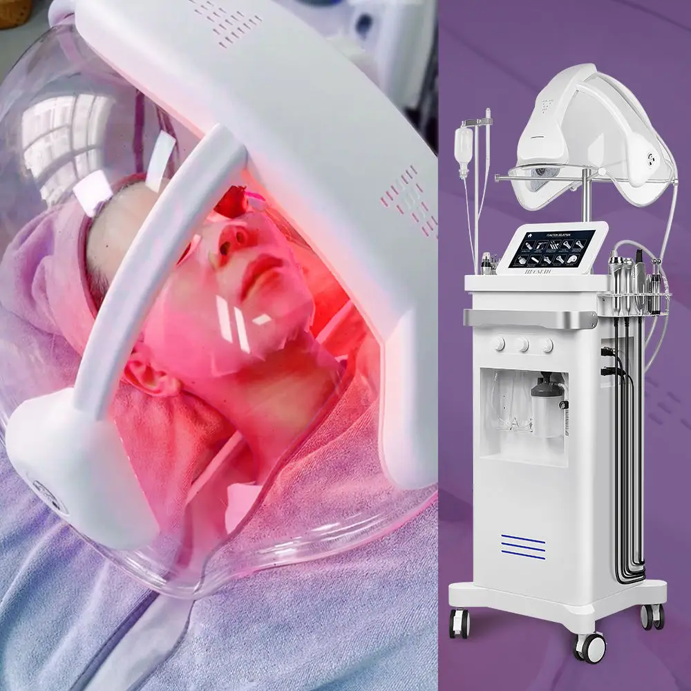 

Professional 10 In 1 Aqua Peeling Water Oxygen Skin Care Deep Cleaning Oxygen Jet Hydrodermabrasion Bubble Facial Machine