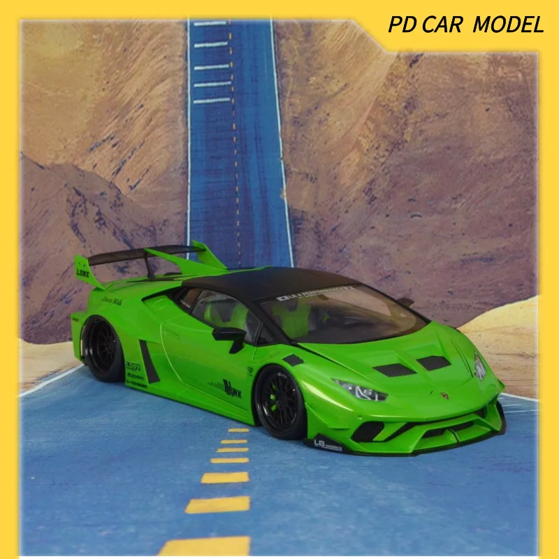 AUTOART Collectible 1:18 Scale Model for LB SILHOUETTE WORKS LIBERTY WALK LAMBORGHINI HURACAN GT PEARL GREEN