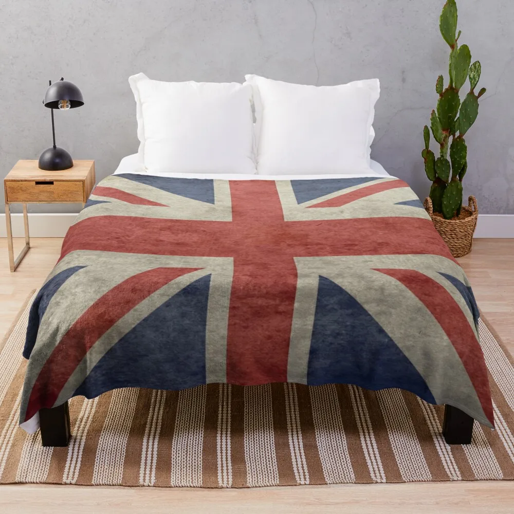 

Union Jack Throw Blanket Summer Flannel Fabric Blankets