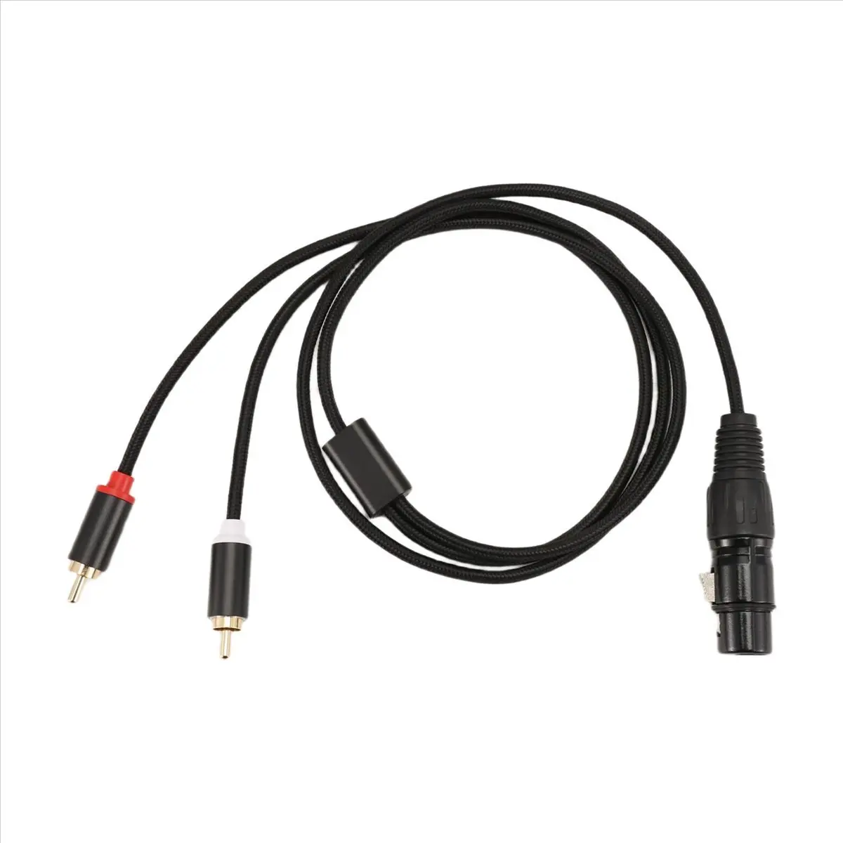 AT42 3 Pin XLR Female to Dual Male Y Splitter Cable,Mixer Amplifier Audio Cable,Stereo Audio Interconnect Cable, 1 Meter