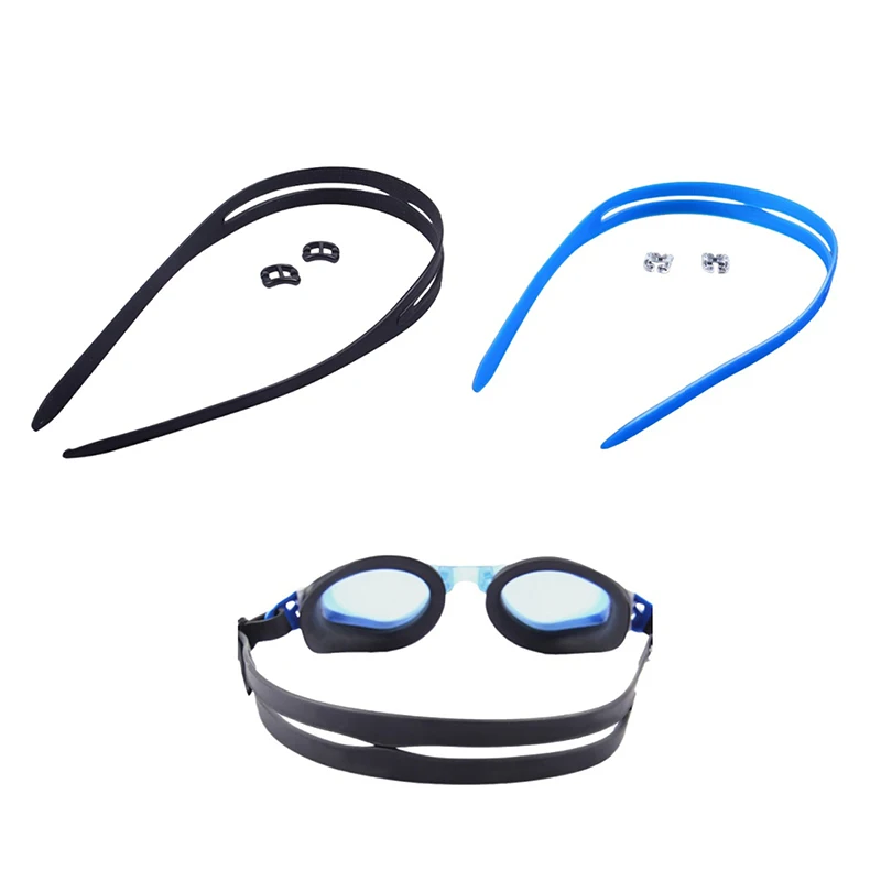 1 Set Universal Strap High Strap Goggles High Elastic Snorkeling Replacement Diving Goggles Silicone Strap Wear