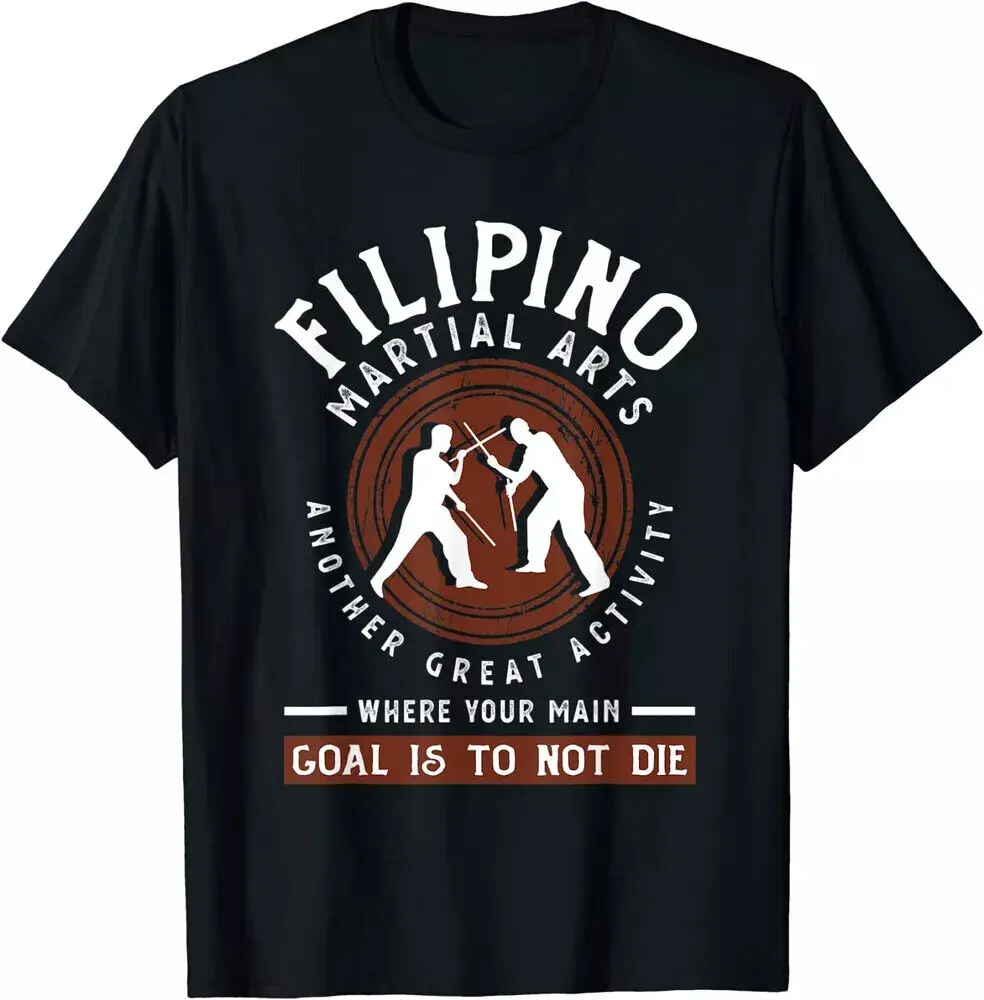 Big Sale!!! Eskrima Kali Arnis Escrima Sticks Filipino Martial Arts T-ShirtAnime Pattern Clothing Y2K Summer