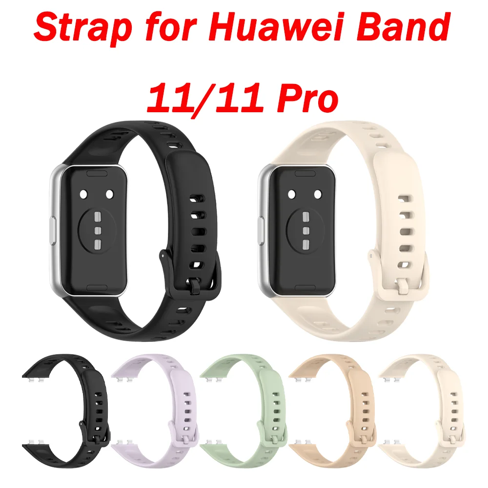 Bands Compatible for Huawei Band 11/11 Pro Replacemen Sport Silicone Wristbands for Hua wei Band 11 Pro Bracelets for Man Woman