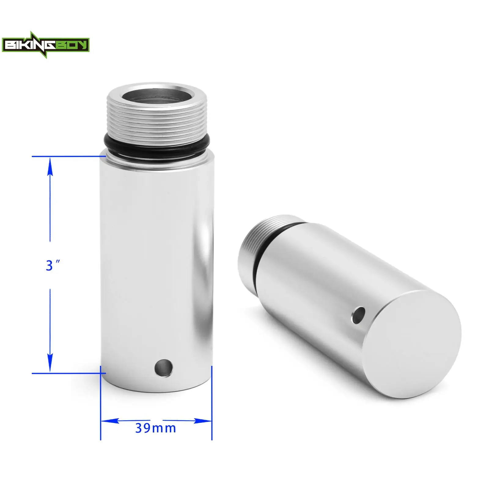 BIKINGBOY Super Glide FXR Low Rider FXLR Sportster XL 88-25 10 11 12 13 14 15 16 17 18 39mm Gabelrohr 1" 2" 3" 4" 5" Verlängerung – Detail 9