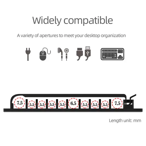 6 best sales TV-kabelorganisatör - №2