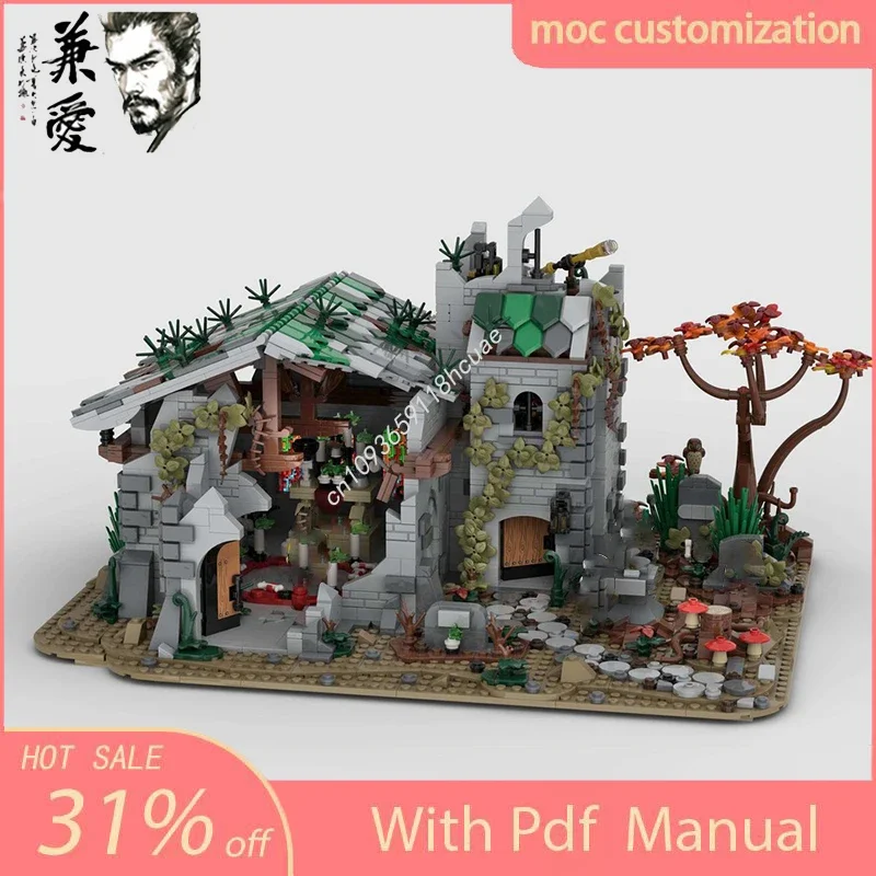 2834pcs Moc Medieval The Dark Ritual Castle Modular Model Building Blocks DIY Education Creative Assembly Bricks Kids Gifts Toys