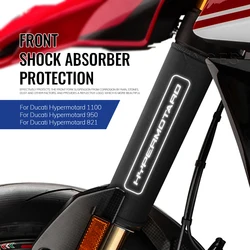 For Ducati Hypermotard 1100 950 821 Motorcycle Front Fork Protection Cover Shock Absorber Dust Protector Stretch Fabrics Sleeve