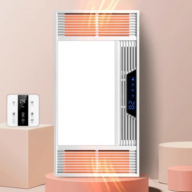 سخان مياه طاقة هوائية متكامل جديد، مروحة عادم، إضاءة، سخان حمام منزلي مدمج للإيجار