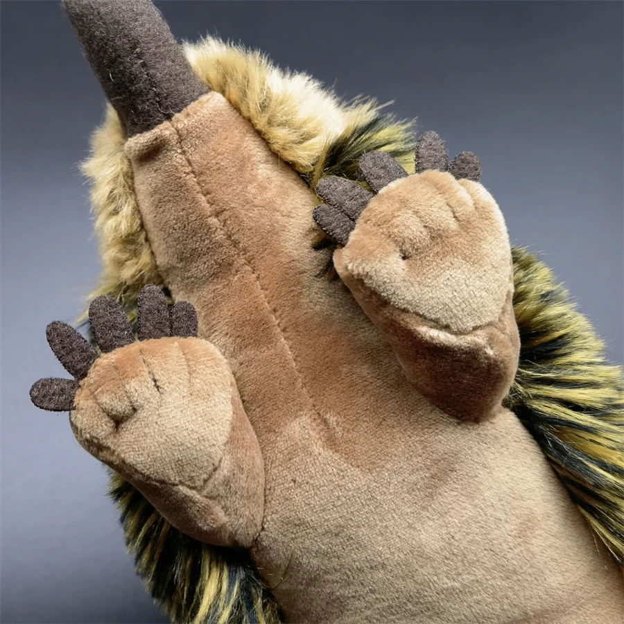 Realistisches Echidna-Plüschtier, Maulwurf-Plüschtier, lebensechter stacheliger Ameisenbär, Stofftier, Echidna-Simulationspuppe, Geschenk
