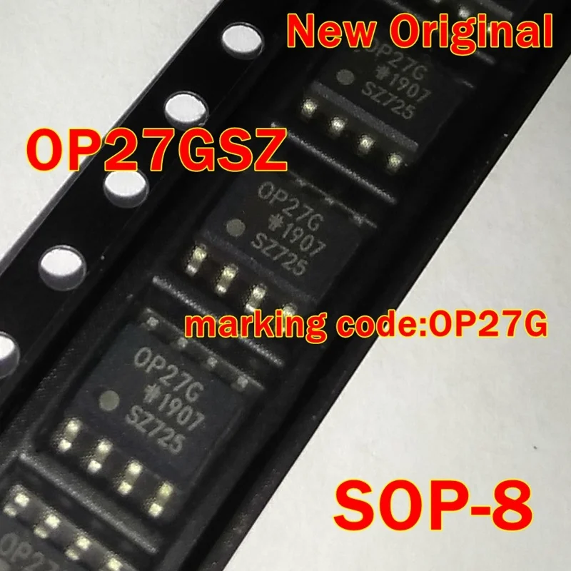 

1Pcs to 100Pcs Op27Gsz Op27Gs Marking Code:Op27G Sop-8 New Original Low-Noise, Precision Operational Amplifier
