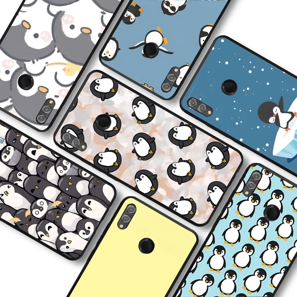 Cute Lovely Penguin Phone Case For Huawei Honor 10 lite 9 20 7A pro 9X pro 30 pro 50 pro 60 pro 70 pro plus