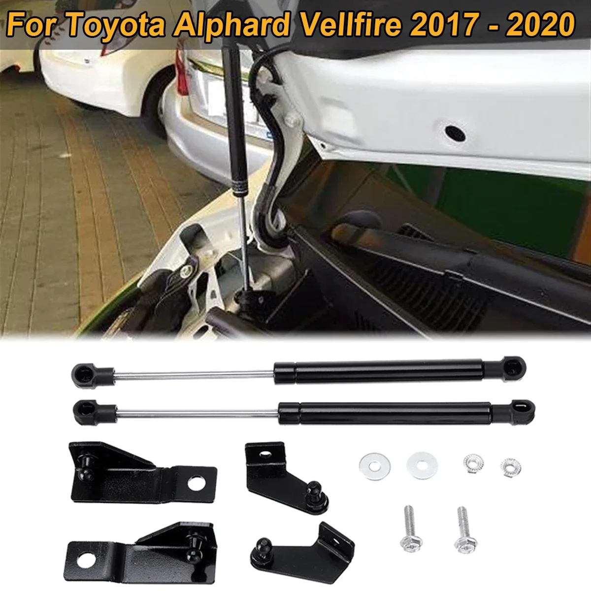 

Для Toyota Alphard Vellfire 30 Series 2017-2020 передний капот газовая стойка амортизатор пружинный подъемник поддержка гидравлического стержня автомобильные аксессуары