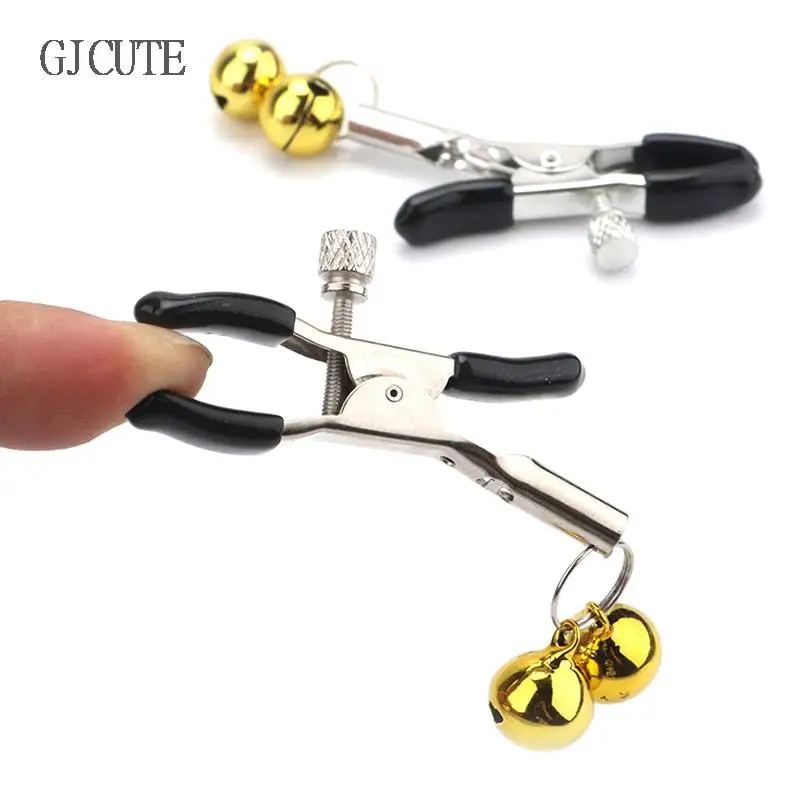 1 Pcs Bdsm Bondage Sex Products Of Metal Nipple Clamp With Metal Chain For Women