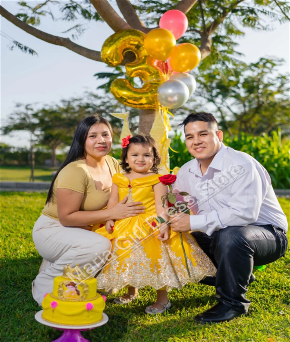 かわいい幼児洗礼初聖体誕生日ドレス赤いリボンふわふわフリル結婚式美人コンテストドレスカスタマイズ