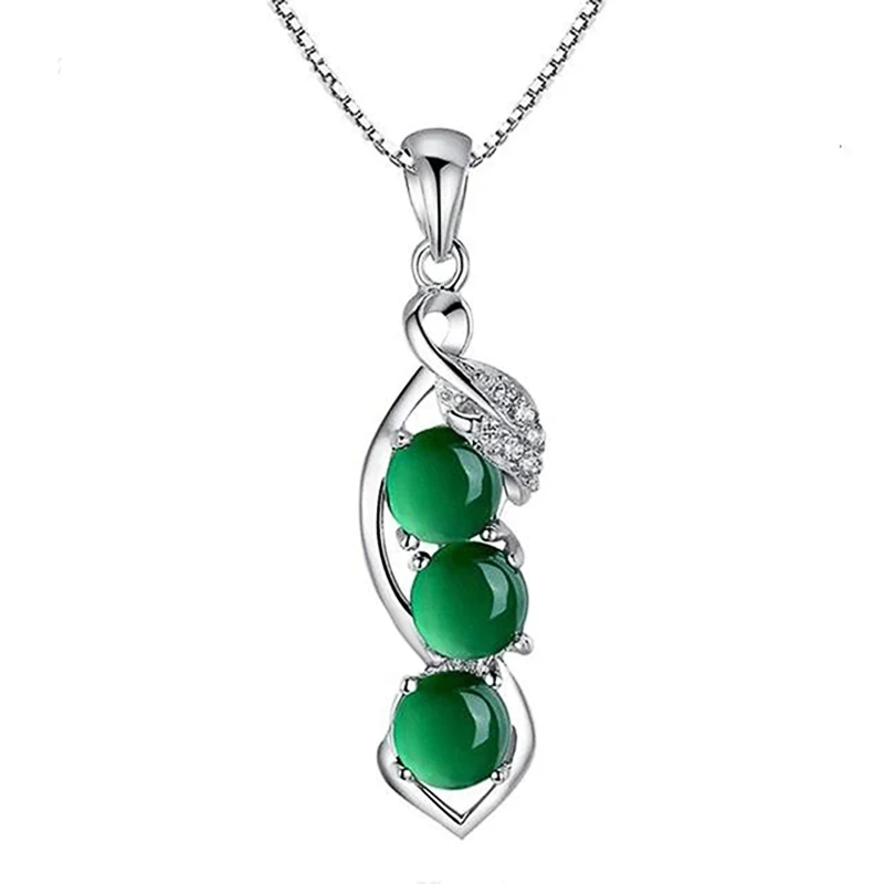 Huitan Luxus Hochzeit Halskette mit grünen Zirkonia neu gestaltete trend ige Hals Accessoires für Frauen Party eleganten Schmuck