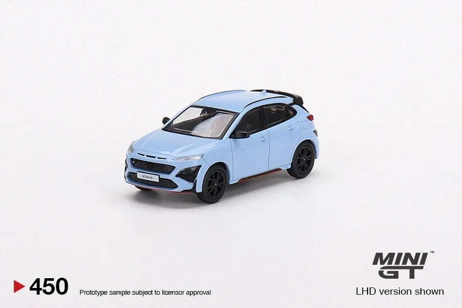 

МОДЕЛИ TSM MINIGT # 450 1:64 Hyundai KONA NCколлекция украшений моделей автомобилей из литого под давлением сплава