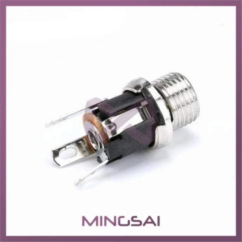 5pcs 5.5x2.1mm 5.5x2.5mm DC Socket With Nut DC Power Jack Socket Female Panel Mount Connector DC025 DC-025 image 2
