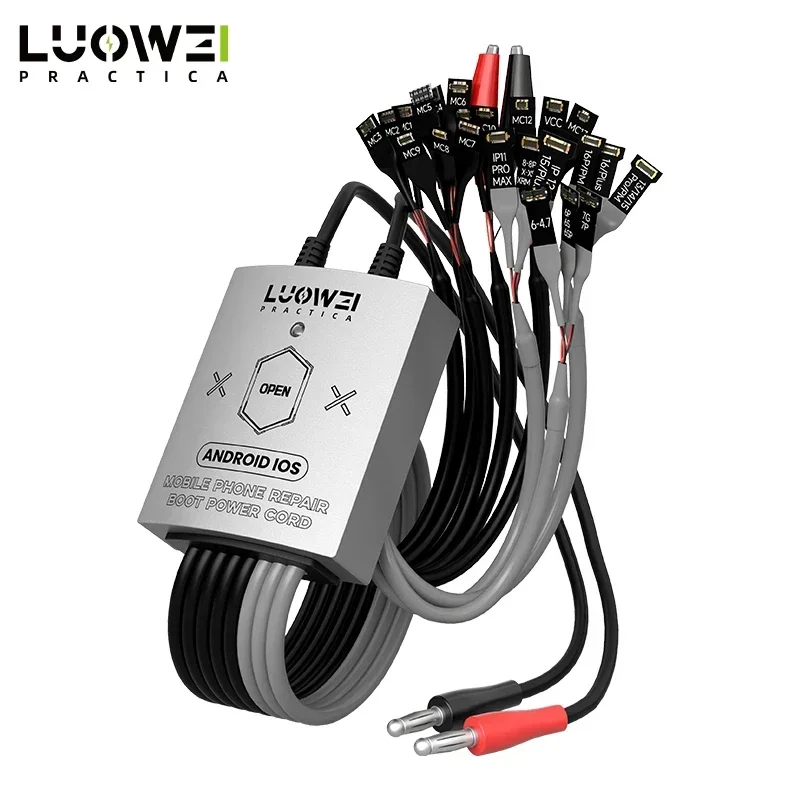 

LUOWEI Power Boot Cable Phone Boot Power Cord для iPhone 6-16 PM Samsung Huawei Xiaomi 400+ Android модели ремонт материнской платы