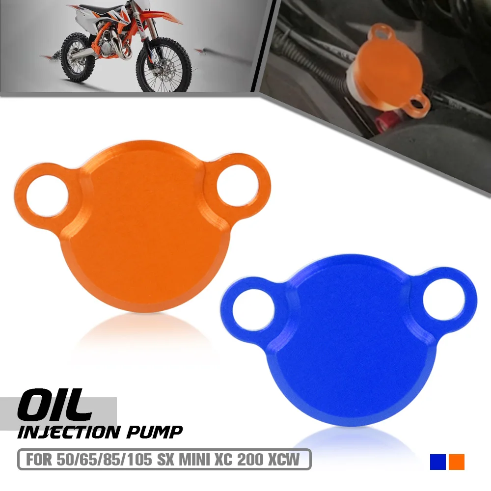 

For Husqvarna TC 85 TC50 TC65 CNC Oil Filter Cap Engine Plug Cover For 50/65/85/105 SX MINI XC 200 XCW Pump Cylinder Reservoir