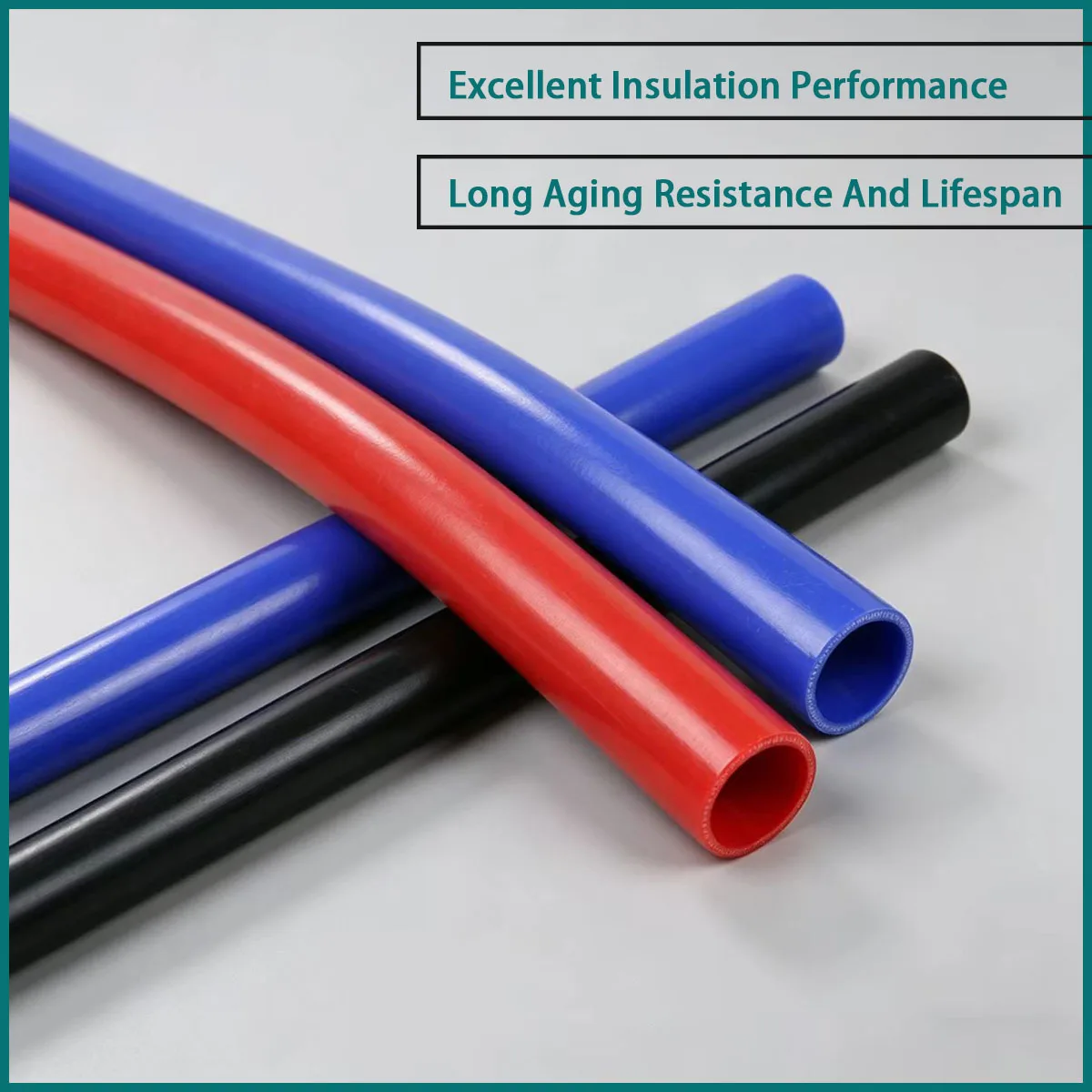 Inner Diameter 16-120mm Red/Blue/Black Silicone Hose Used for Food, Medical, Home Appliances, Industrial Equipment, Etc