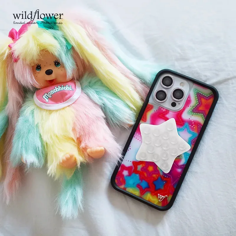 Wildflower Star سيليكون شفط متعدد الوظائف شفط كأس حصيرة جدار حامل المضادة للانزلاق wf الهاتف العالمي جبل ملصقات الظهر #6