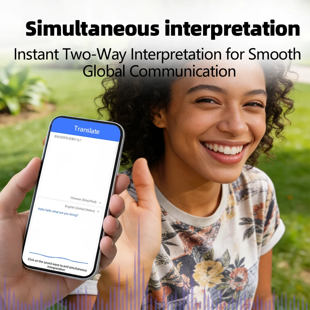 MSAI T30 مترجم AI مسجل صوت 150 لغة ترجمة مكالمة هاتفية آلة تسجيل الصوت الصغيرة تطبيق بلوتوث #3