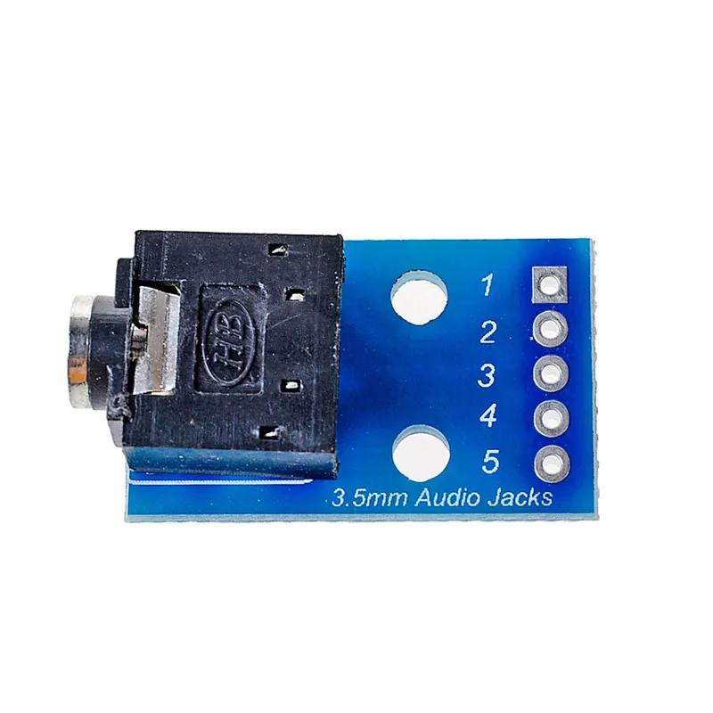 1pc 3.5mm Audio Jack to DIP Adapter Board 2-Channel Audio Breakout Board module