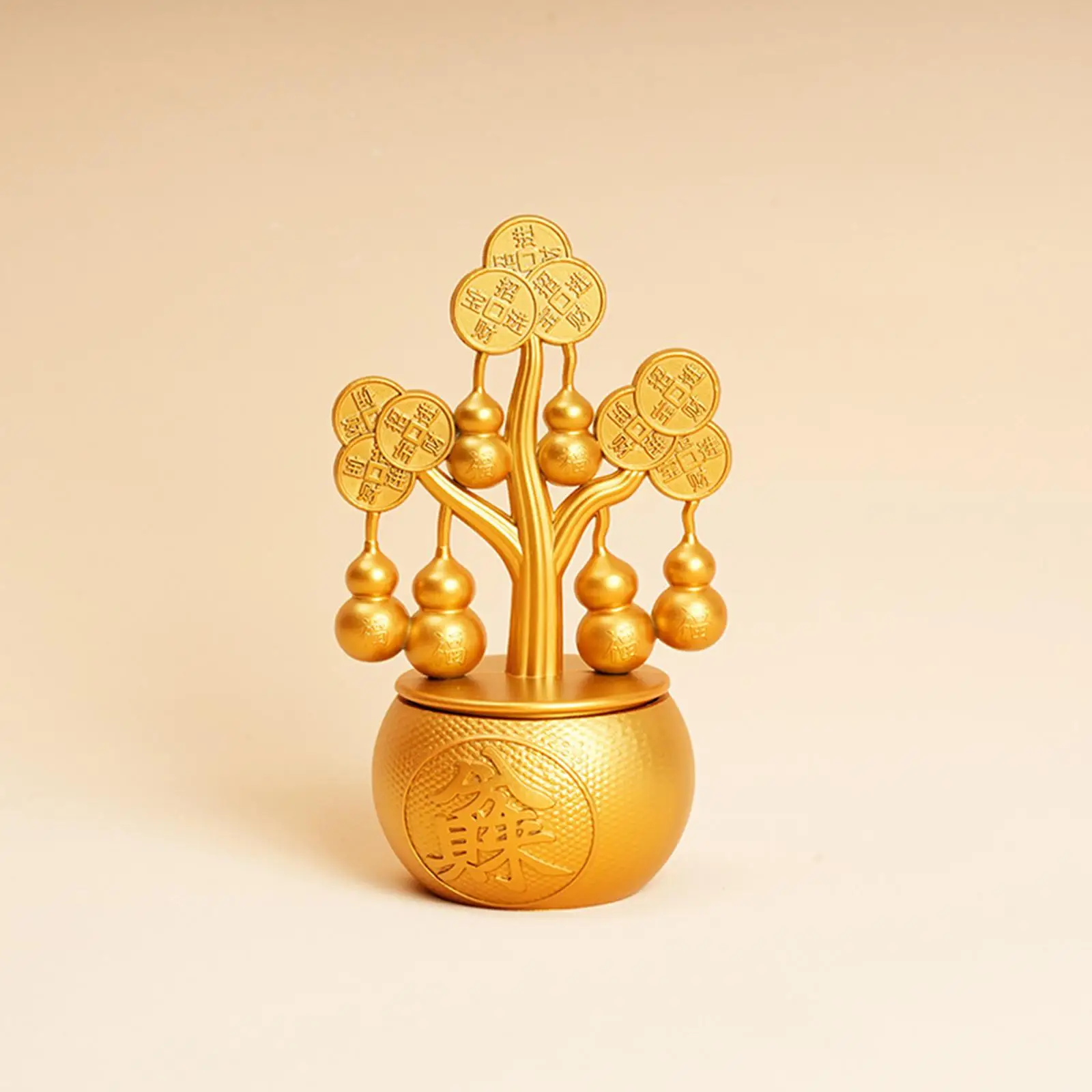 Figurine porte-bonheur de richesse, collectionnelle, en métal, ornement, Statue Feng Shui, Sculpture de bonne Fortune pour cheminée, chambre à coucher, affaires, nouvel an