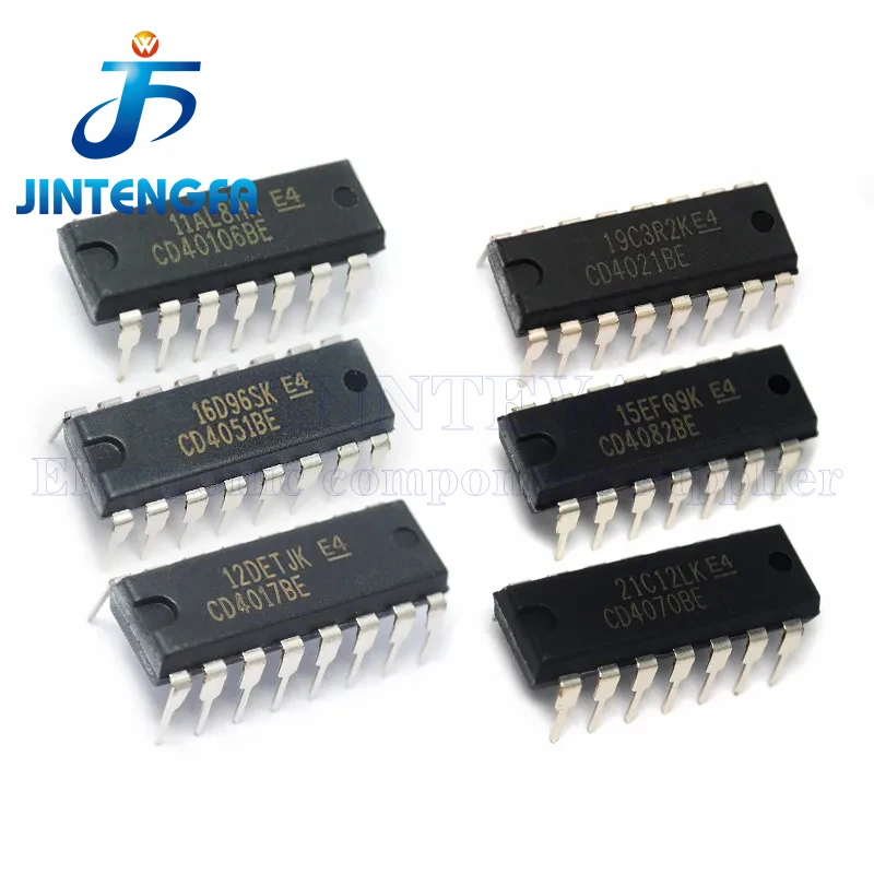 10PCS CD4066BE CD4066 DIP DIP-14 CD4060BE CD4060 CD4068BE CD4068 CD4069UBE CD4069BE CD4069 CD4070BE CD4070 CD4071BE CD4071 DIP16